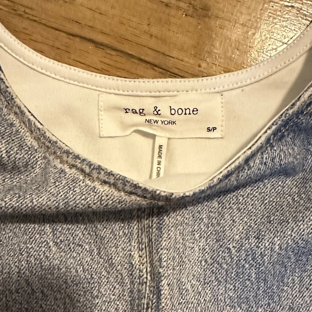 rag & bone Blue Denim Tank Top - Picture 3 of 5